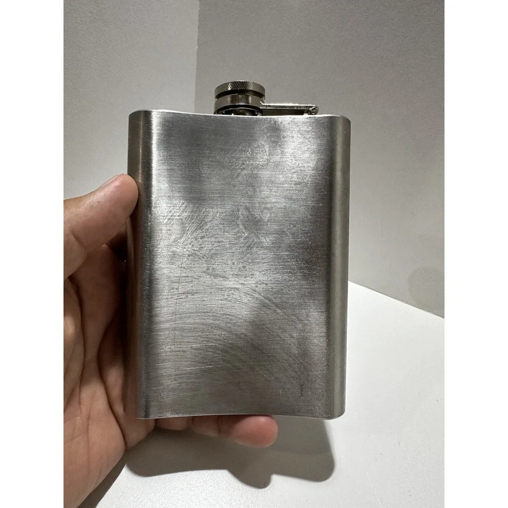 Mac Tools 75th‎ Anniversary Metal Flask 1938-2013, 7 oz, Stainless Steel